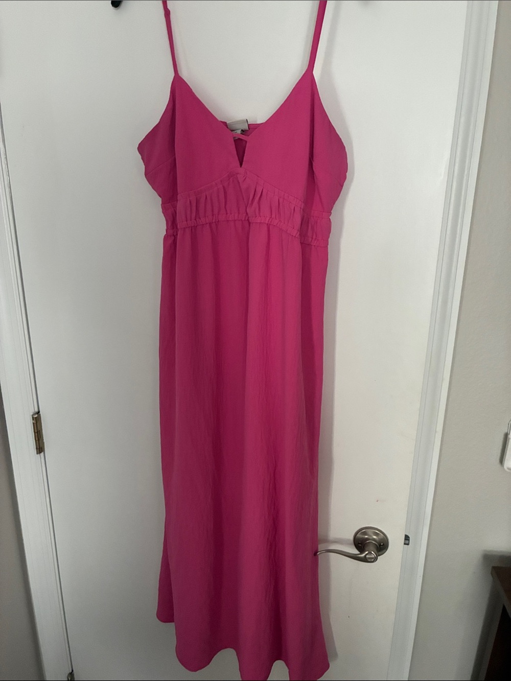 a new day Hot Pink Spaghetti-Strap Maxi Dress